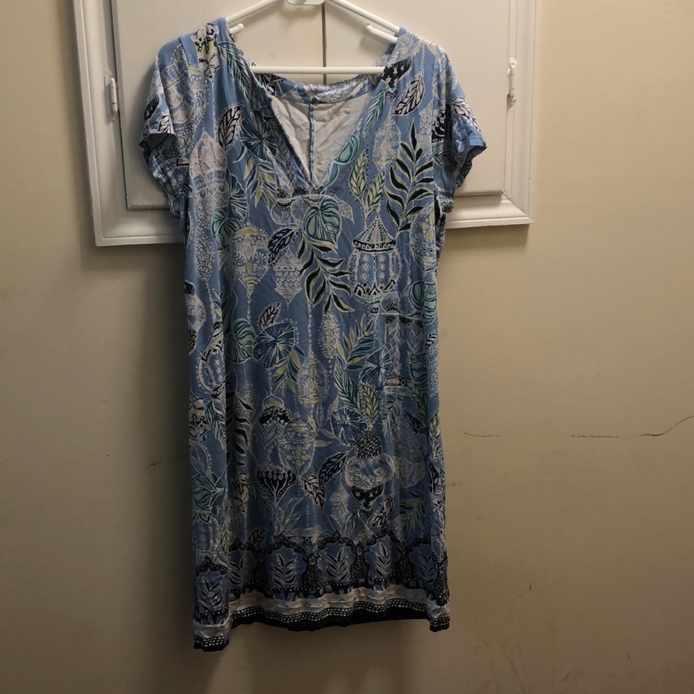 Lilly Pulitzer blue and green dress